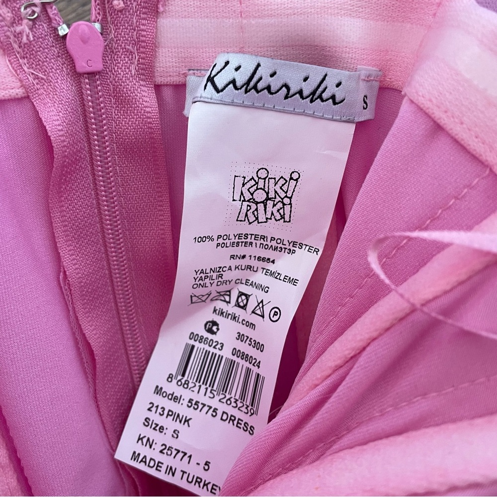 ✨SOLD✨ Kikiriki Pink Tulle Mini Dress - Picture 5 of 5